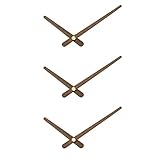 KUMGROT 3pcs Wooden Clock Hands Wood Clock Arms Needles Clock Repair Replacement Accessories Repair Kit A Style