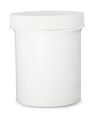 Qorpak PLC-07461 Polypropylene Jar with 70-400 SturdeeSeal Polyethylene Foam Linerless Cap, White, 8oz Capacity, 64mm OD x 86mm Height (Case of 336)