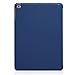 KHOMO - Compatible with iPad 5th 6th Generation (2017 & 2018) 9.7 inch Case - Dual Series - Ultra Slim Hard Cover with Auto Sleep Wake Feature - Dark Twill Blue