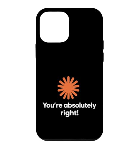 Claude Artificial Intelligence You're Absolutely Right Funny �X�}�z�P�[�X iPhone 12 mini �p