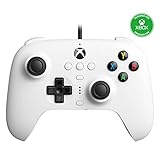 8Bitdo Ultimate XboxシリーズX、XboxシリーズS、Xbox One、Windows 10、およびWindows11用の有線コントローラー -公式ライセンス(ホワイトエディション)
