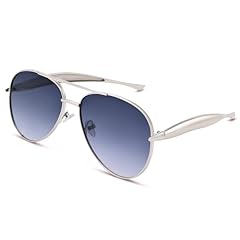 Silver Frame/Gradient Grey Lens