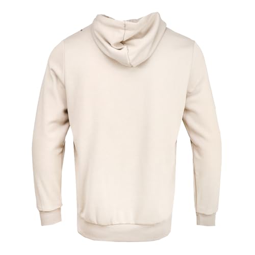 PUMA Mens Essentials Small Logo Hoodie Casual Outerwear Casual Hoodie Pockets - Beige2