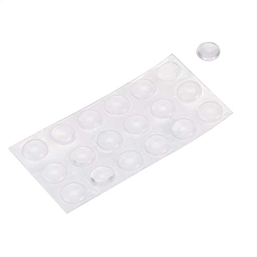 Amazon Basics Felt Furniture Pads, Brown And Transparent, 136 Pcs,Black,2'' #TOP3