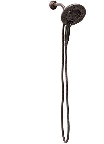 Image of Delta Faucet 5-Spray In2ition Dual Shower Head with Handheld Spray, H2Okinetic Oil Rubbed Bronze Shower Head with Hose, Showerheads, Handheld Shower Heads, Venetian Bronze 58480-RB-PK