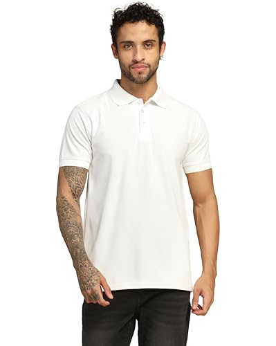 Image of VastraVibes Men's Polo Regular Fit T-Shirt