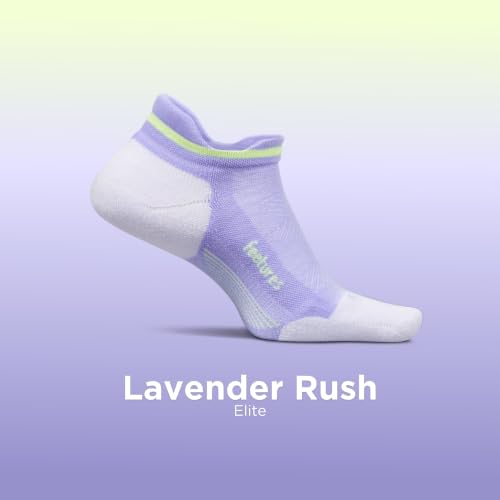 Image of Feetures Elite Max Cushion No Show Tab - Running Socks for Men & Women, Athletic Compression Socks, Moisture Wicking