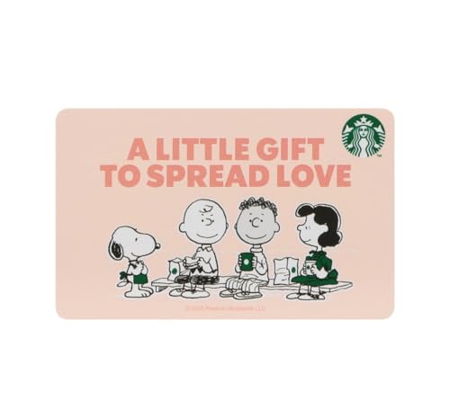 Amazon | Starbucks スタバ スターバックス カード PEANUTS LOVE 2025