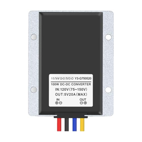 Convertisseur de puissance 75V-150V à 5V avec abaisseur DC haute efficacité thermique 20A