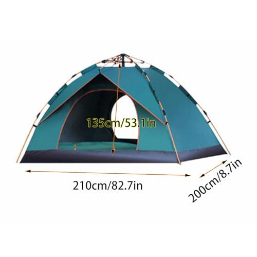 Carpa Pop-Up para 3-4 Personas, Ligera y Portátil miniatura 2