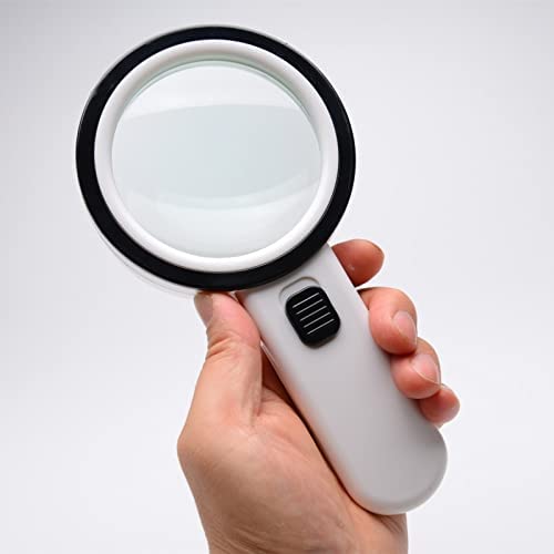 30-Fache Vergrößerungsglas Mit Led-Beleuchtung – Hochwertige, Beleuchtete Juwelierlupe Für Den Mobilen Einsatz