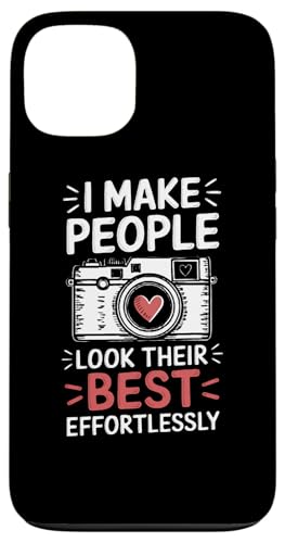 I make people look their best effortlessly スマホケース iPhone 13 用