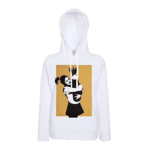 Sweat Banksy fille calin bombe parfait pour l'école et les loisirs