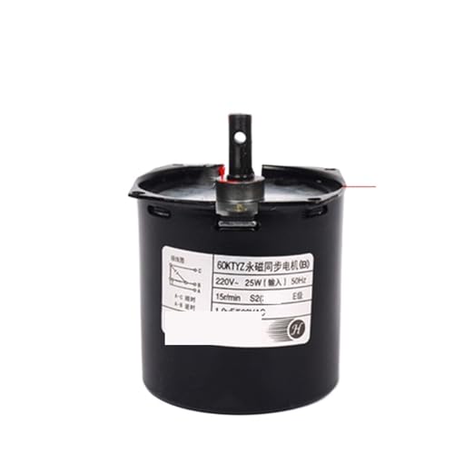 Moteur 60KTYZ synchrone 220V 25W anti-vibration avec trépied de fixation type B 6cm