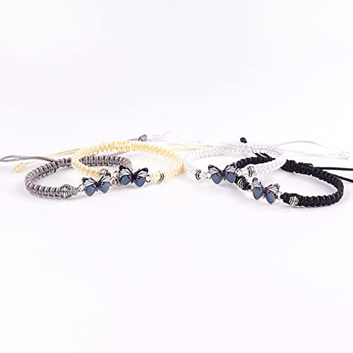 Image of HUASAI 2Pcs Friendship Tree Pinky Promise Distance Bracelet for Women Best Friend BFF Jewerly