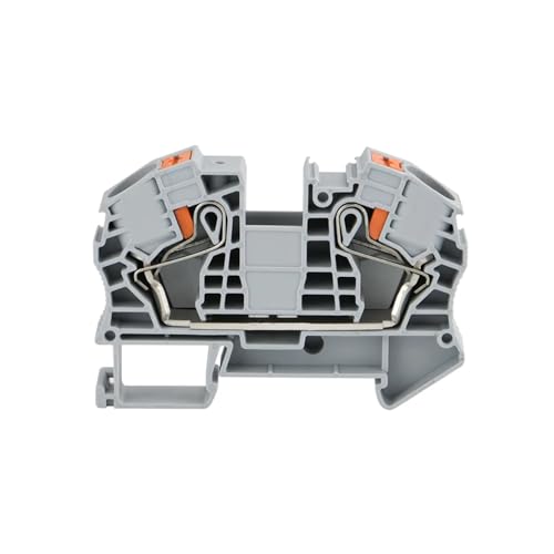 PT-16 1 Pc Din Rail Terminal Block Conductor Wire Connector Push in Spring Screwless Feed Through Terminal Block PT16