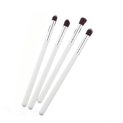Housoutil 4pc Eye Shadow Makeup Brush Set Soft Horse Hair Portable Eye Brush Kit for Travel