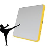 Pista inflable con bomba, alfombrilla de aire gruesa para lucha, baile, fitness, entrenamiento de yoga