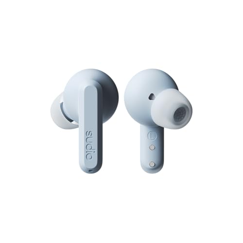 Image of Sudio A3 Pro Noise Cancelling Earbuds - 25H Playtime, ANC, Multipoint Bluetooth 5.4, Clear Calls, IPX4 Sweat & Splash Resistant, USB-C Charging, Made from Recycled Plastics (Blue)