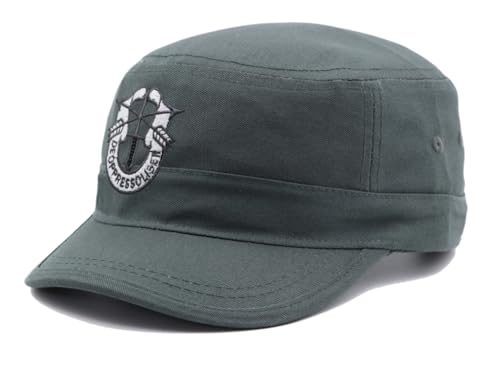 Image of JAZAA Army Cap Short Brim Breathable Military Cap Adjustable Classic Baseball Cap