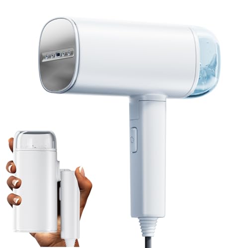 Foldable Handheld Steamer Clothes, 0.7kg Mioduro Handheld Garment Steamer 2-in-1 Horizontal &...