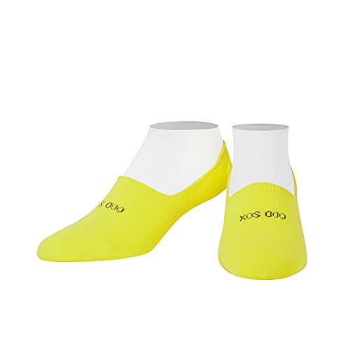 Image of Odd Sox - Basix Large No Show Socks - Soft Cotton Blend Low Profile Athletic Fit - Pastel & Bright Colors
