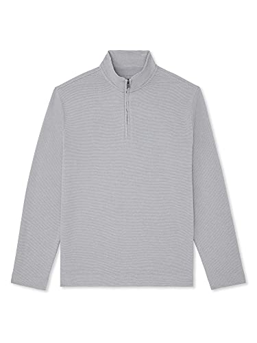 Van Heusen mens Big and Tall Flex Long Sleeve 1/4 Zip Ottoman Solid Shirt4