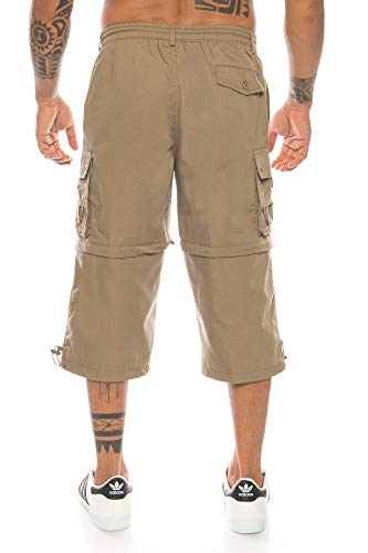 Kendindza Bermuda voor heren, met afritsbare pijpen, 3/4 pijpen - Image 4