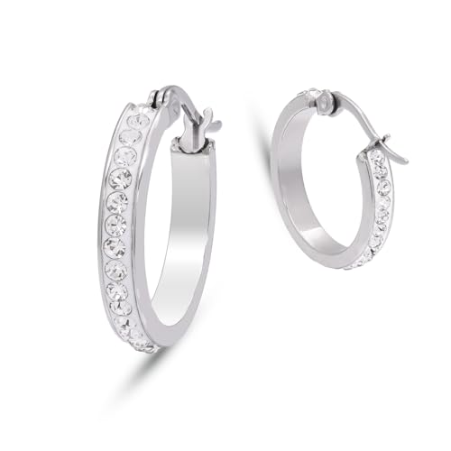 [Adelina Style] OsAX fB[X lC t[vsAX 傫 1yA 3.6mm L[rbNWRjA CXg[ sAX T[WJXeX AM[Ή (Vo[ 20mm)