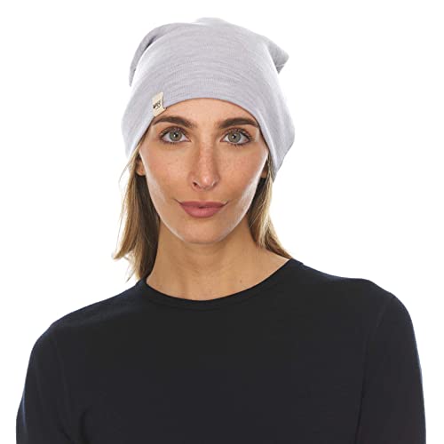 Image of 100% Merino Wool Ridge Cuff Beanie - Unisex Warm Winter Hat
