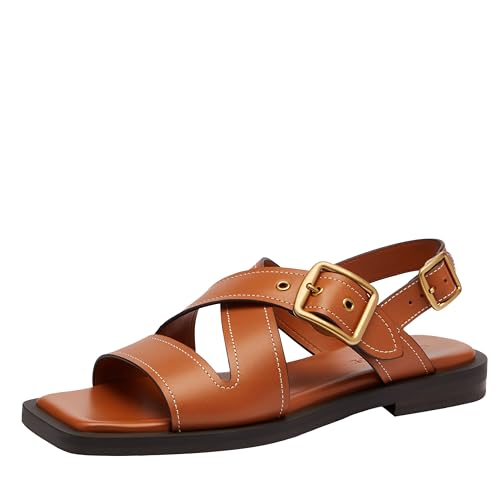 Coach Women's Archival Buckle Flat Sandal Platform
