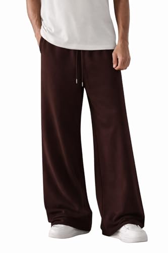 Image of Rockwell Men's Baggy Sweatpants | Cotton Terry Relaxed Fit Joggers for Men | Oversized Streetwear Track Pants | Casual Gym & Everyday Wear| 027