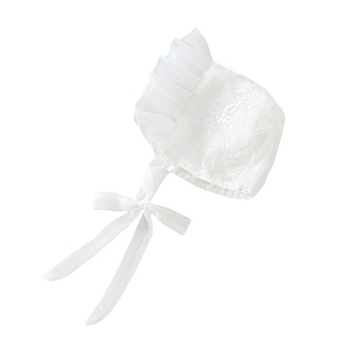 Glamulice Baby Girl Party Dress White Christening Baptism Dresses Lace Princess Bow Formal Gown 18-24 Toddler Bridesmaid Wedding Photo Shoot Ball Gowns Girls Birthday Holiday Fancy Outfit Event 24M #TOP2