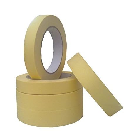 Confezione da 48 rotoli di nastro adesivo in carta per mascheratura 19mm x 50mt
