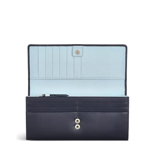 RADLEY London April Showers Women's Large Leather Flapover Wallet, Ink3