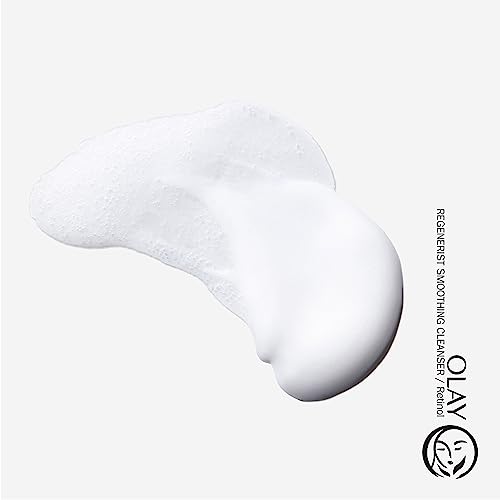 Olay Face Wash Daily Facial Cleanser with Retinol, Peptides and Glycerin, Smoothing and Hydrating Anti Aging Face Wash, Sulfate Free Cream Cleanser for Mature Skin, Daily Use, 16 Oz - image 2