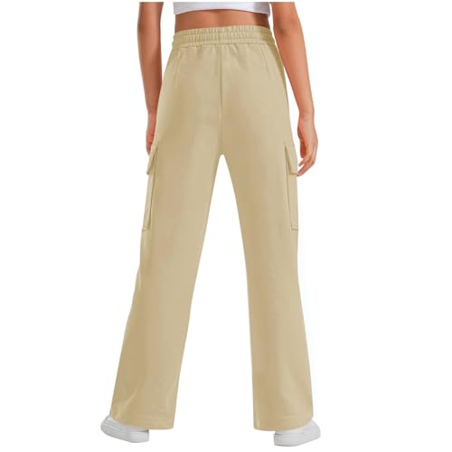 Girls Wide Leg Sweatpants Palazzo Dress Pants Lightweight Flowy Stretchy Sweat Pants Loose Trousers Oversized Clothes2