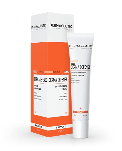 Derma Defense SPF 50 Cream light tint - Crema de día con color - Crema Humectante de Defensa Diaria (DD) para una máxima protección y un mejor cutis - 40 ml