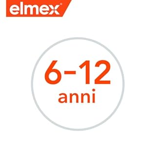 elmex Collutorio Junior 6-12 Anni, 1 Flacone da 400ml I con Fluoruro Amminico I Previene la Sensibilità Dentale e la Carie Radicolare | 0% Alcohol