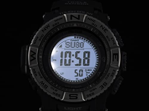 Casio PRW3500 Series | Pro Trek | Black | 100M WR | Compass | Alt/Baro-Thermo | Tough Solar Power | Atomic Timekeeping | 1-100 SEC Stopwatch | Countdown Timer | World Time by Casio - Image 6