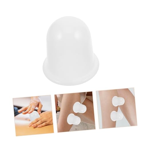 Set de 4 ventosas de silicona para cupping manual, masaje corporal y terapia en casa, succión fuerte y suave miniatura 7