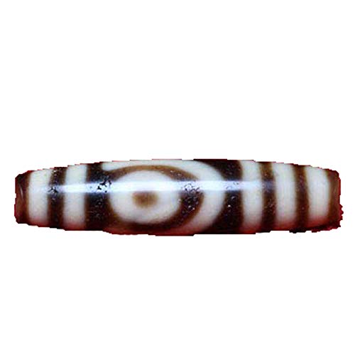 Tibet Zwei Augen Dzi Perlen Naturachat Echt Alter Zubehör Anhänger Transit Amulett zu Reine Halskette Original Stein Armband, Stein thumbnail