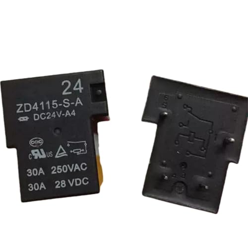 Relais T90 4 broches 12VDC 30A ZD4115-SA pour circuits imprimés