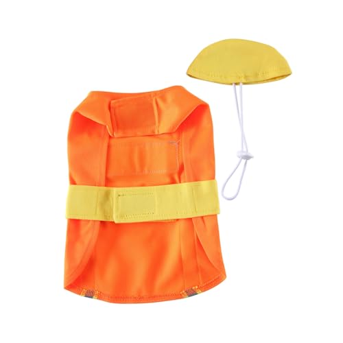 Disfraz para Perro COHEALI Talla M Color Naranja