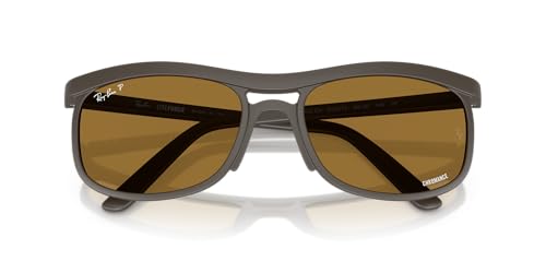 Ray-Ban RB4452CH Sunglasses, Sand Brown/Brown Chromance, 59 mm - image 5