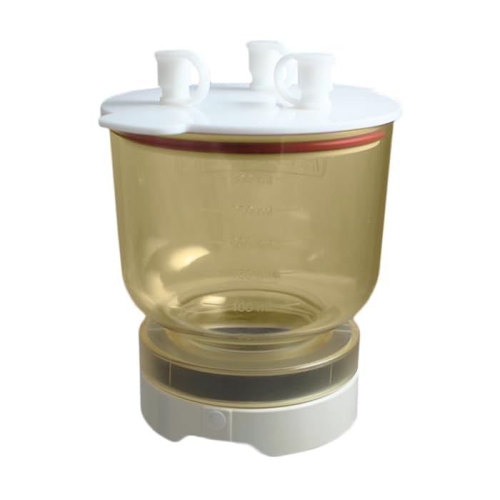 Rocker Scientific MF3A Laboratory Magnetic Filter Funnel (Short Stem) with Lid Kit, PES, 300mL, 47mm (200310-01)