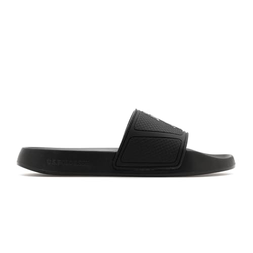 U.S. POLO ASSN. USPA Phil Black Sliders for Men - Image 7