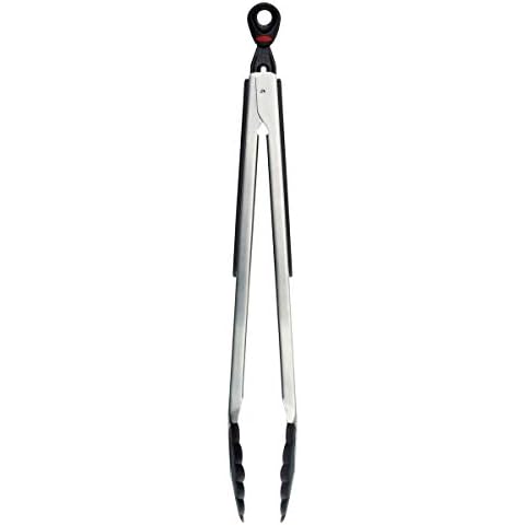 OXO SoftWorks 12-Inch Locking Tongs with Nylon Heads Cover