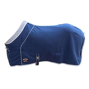CHALLENGER Horse Soft Fleece Cooler Contoured Exercise Blanket Liner Wicks Moisture 43F04
