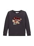 Passform: Regular Fit TOM TAILOR Jungen Kinder Sweatshirt mit Print 1033094, Grau, 104-110